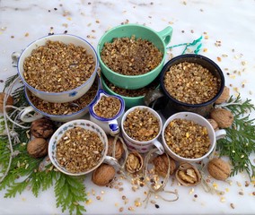 Vogelfutter, selbstgemacht