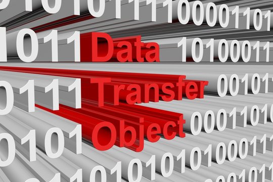 Data Transfer Object is represented as a binary code