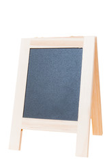 Empty Chalkboard isolate on white with Clipping path