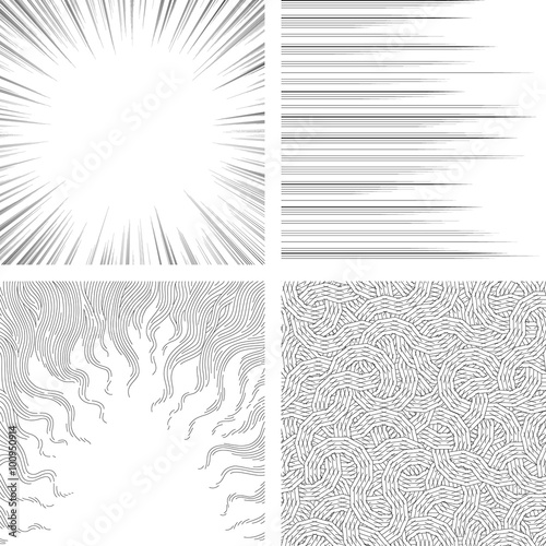 あなたのためのイラスト エレガント漫画 背景 トーン フリー