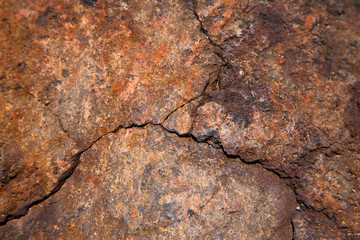  texture of a broke dry sand
