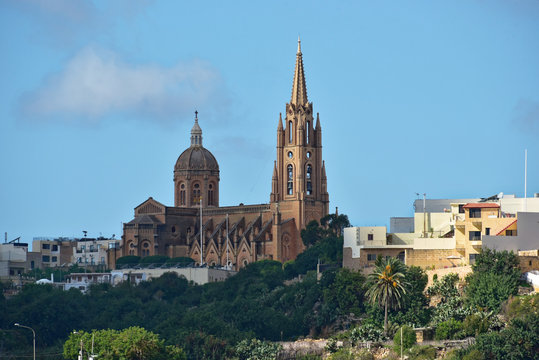 Gozo - Ghajnsielem Parish Church Mgarr