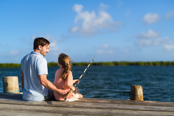 Family fishing