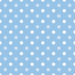 Vector Background #Freehand Polka Dot Pattern