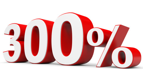 Discount 300 percent off.