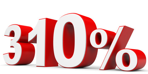 Discount 310 percent off.