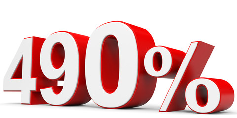 Discount 490 percent off.