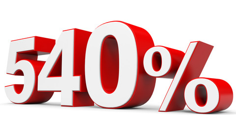 Discount 540 percent off.
