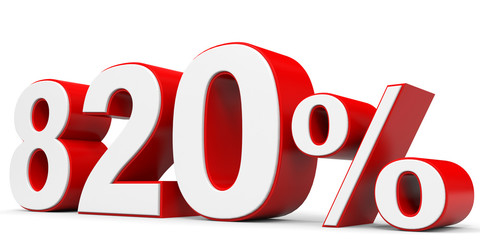 Discount 820 percent off.