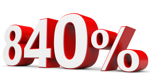 Discount 840 percent off.