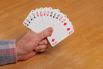 ACOL Contract Bridge Hand. With a hand of 23+ points (any shape) or 10 playing tricks open the...