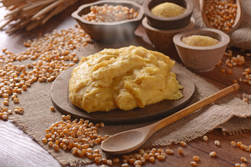 polenta di farina di mais