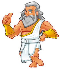 Illustration of a Strongest God