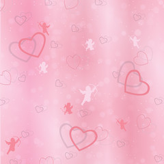 Congratulatory background of Valentine's day