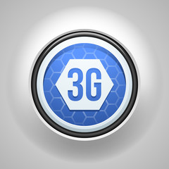 3G technology button sign