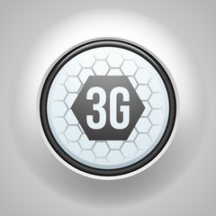 3G technology button sign