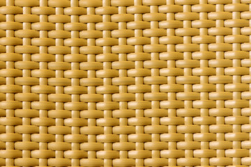 Woven pattern of plastic basket