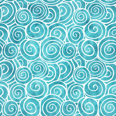 Fototapeta na wymiar Blue swirls pattern