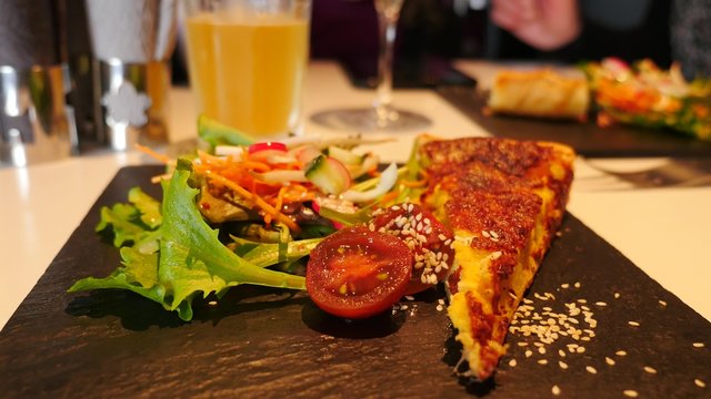 tarte au saumon