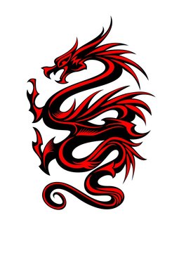 Tattoo dragon meaning tribal Tribal Dragon