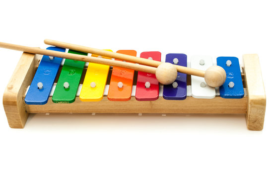  Xylofon aus Holz f&uuml;r Kinder