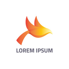 Fototapeta premium Flying Bird Logo