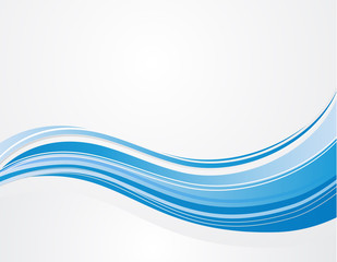 abstract background blue wave pattern