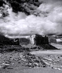 Cloudy Skies Monument Valley