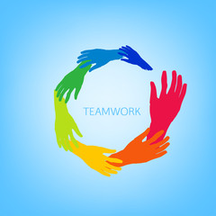 Vector helping hands