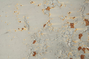 chipped paint on iron surface texture background