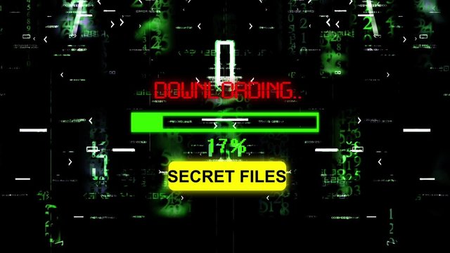 Progress bar secret files
