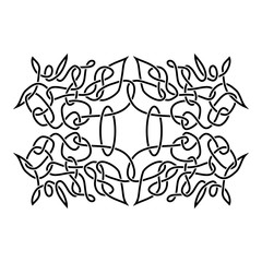 traditional vector celtic ornament