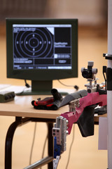 air rifle and 10m target monitor - 100962177
