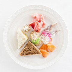 appetizer on the plate