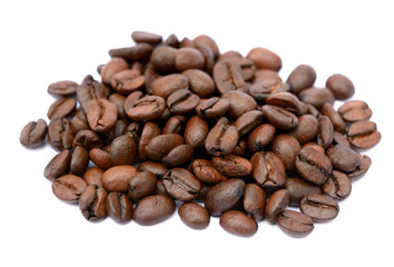 beans on a white background