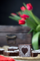Delicious chocolate cakes