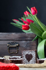 Delicious chocolate cakes