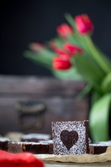 Delicious chocolate cakes