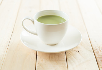 hot matcha latte