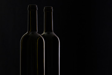 Two different bottles of wine