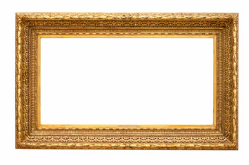 Rectangle decorative golden picture frame