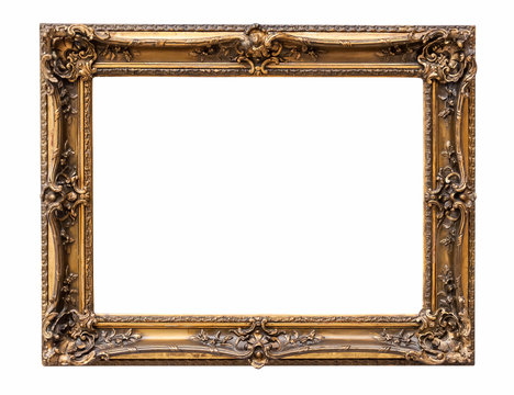 Rectangle decorative bronze picture frame