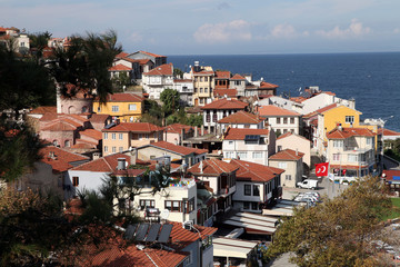 Obraz premium Zeytinbagi/Tirilye Harbor in Bursa, Turkey
