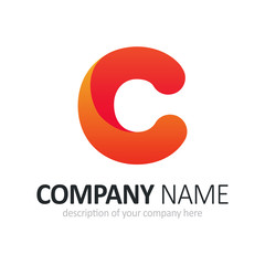 Letter C logo icon design template elements
