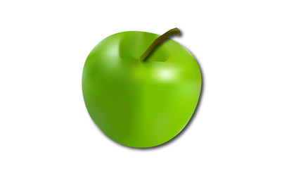 Apple isolated on white background