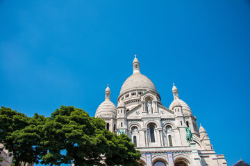 Fototapeta na wymiar Basilique du Sacre Coeur church in Paris