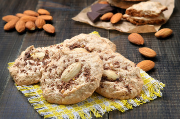 Homemade almond cookies