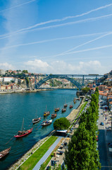 Obraz premium Dom Luis bridge in Porto, Portugal