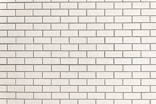 Modern white brick wall background texture