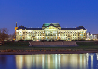 Fototapeta premium Dresden. Ministry of Finance.